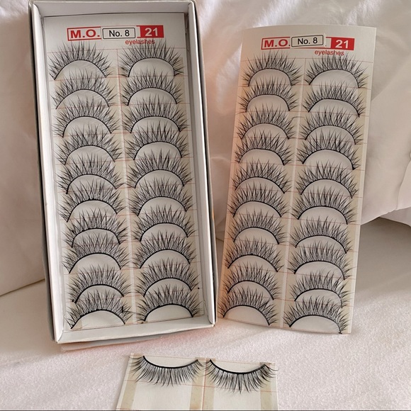 NEW 21 SETS OF EYELASHES FALSE LASHES BLACK BUNDLE - Picture 1 of 15